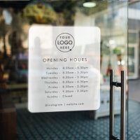 Opening Times | Business Logo Opening Hours Modern