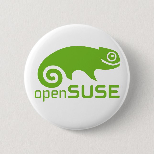 openSuzie Linux Logo 2 Inch Round Button (Front)