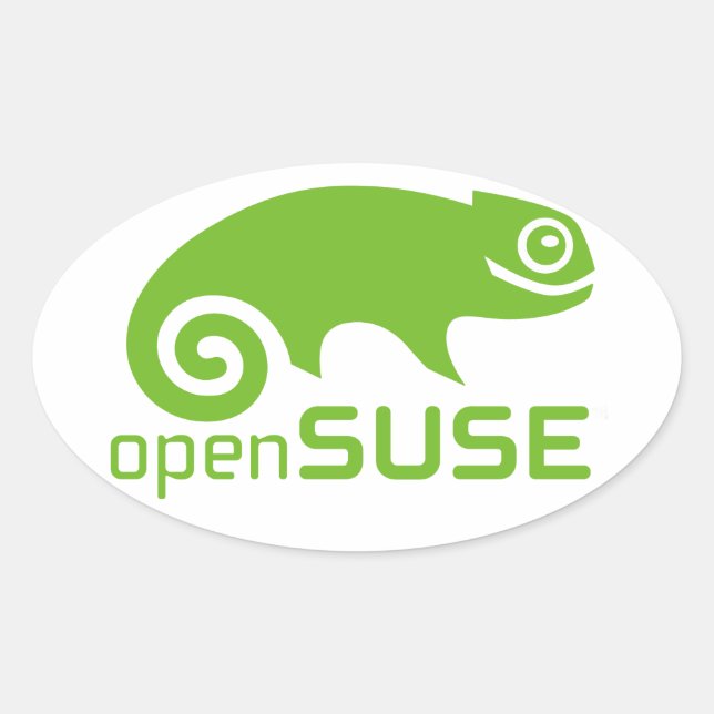 openSuzie Linux Logo Oval Sticker (Front)