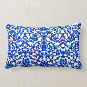 Openwork pattern in the style chinoiserie lumbar pillow