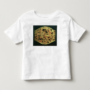 Openwork plaque or buckle toddler t-shirt