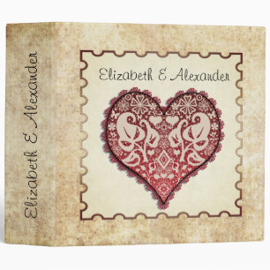 Openwork, vintage heart, vintage, heart, lace binder