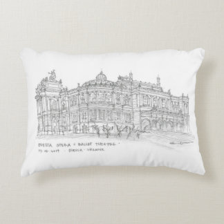 Opera + Ballet Theatre, Odessa, Ukraine Accent Pillow