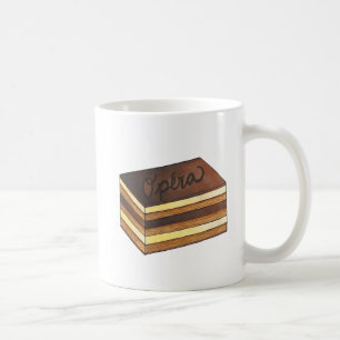Opéra Cake French Pastry Patisserie Dessert Food Coffee Mug
