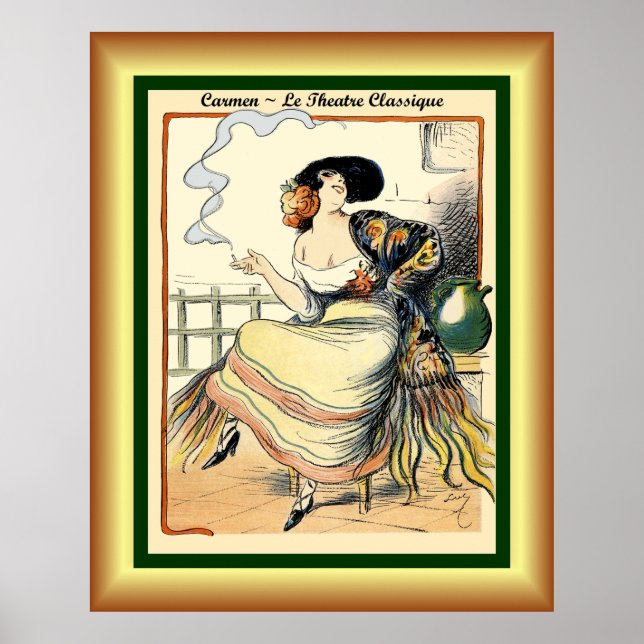 Opera ~ Carmen ~ Toreador Chanson ~ 1875 ~ Poster (Devant)