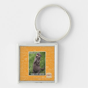 Opera Cat Keychain