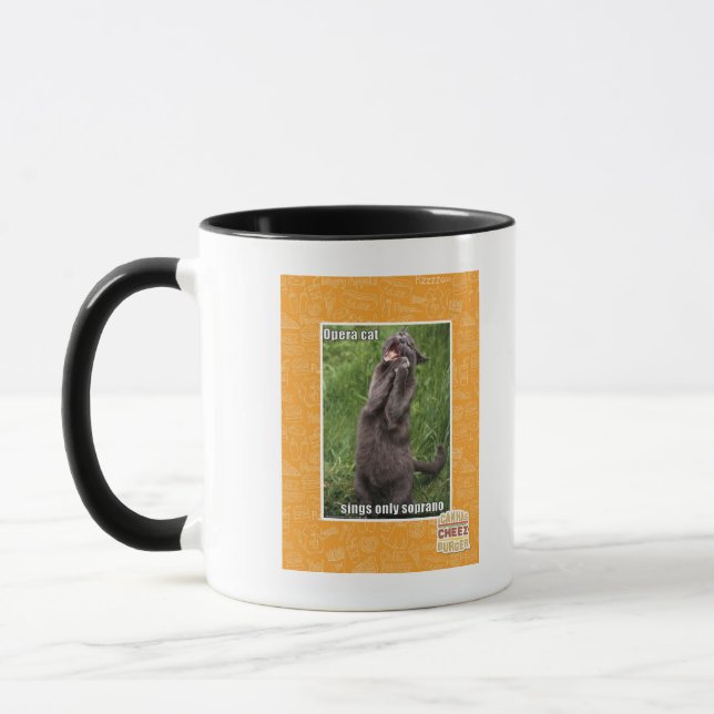 Opera Cat Mug (Left)