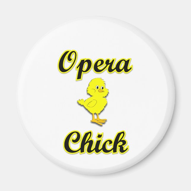 Opera Chick Magnet (Front)