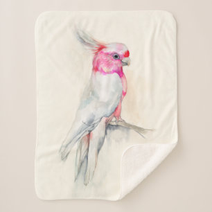 Opera Cockatoo Sherpa Blanket