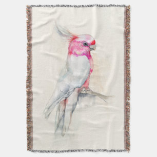 Opera Cockatoo Throw Blanket
