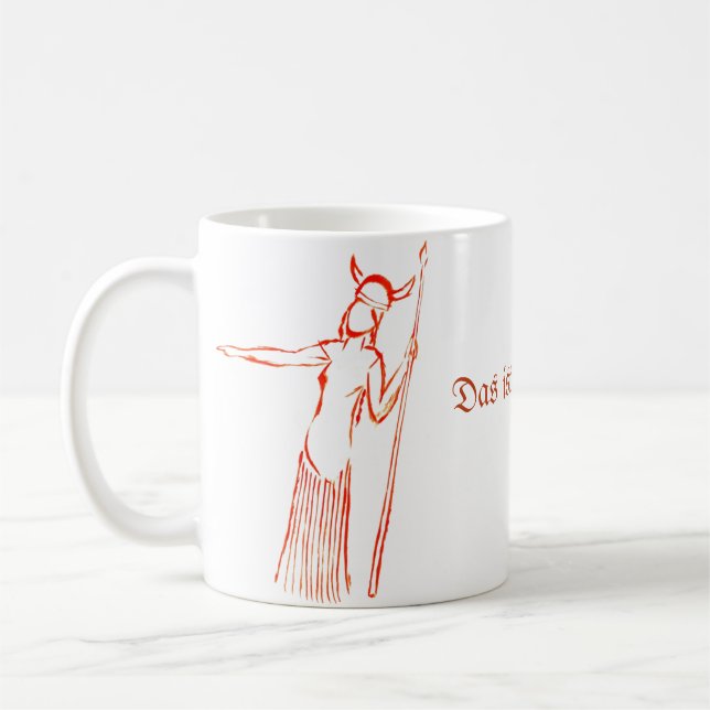 Opéra Comique : Tasses de Primadonna : Brünnhilde (Gauche)