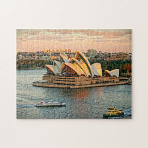 Opéra de Sydney au puzzle Golden Hour