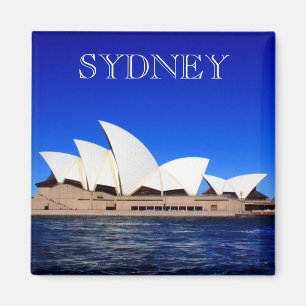 opera house blue magnet