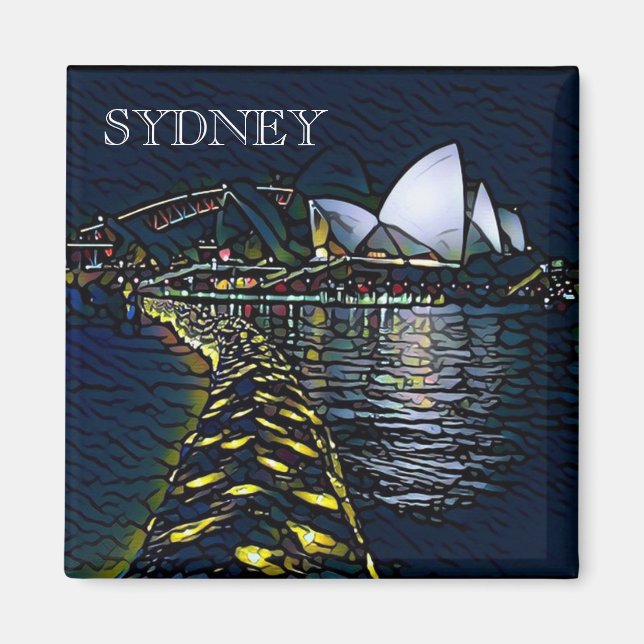opera house lights magnet (Front)