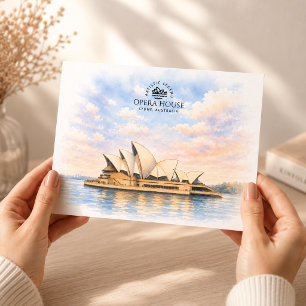 Opera House Sydne   Famous Iconic Landmark Postcard