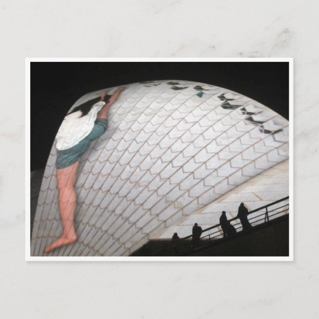 opera house vivid stretch postcard (Front)