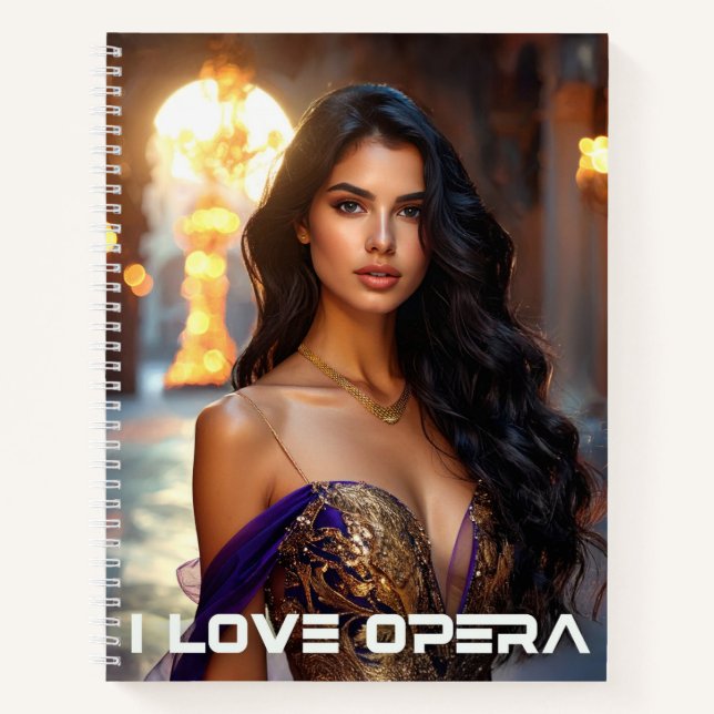 OPERA - I LOVE OPERA NOTEBOOK (Front)
