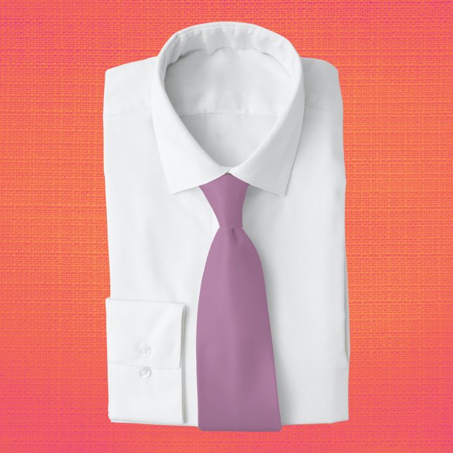 Opera Mauve Solid Colour Tie (Creator Uploaded)