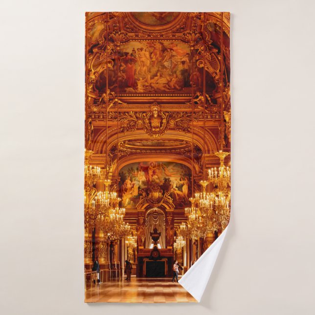 Opera National de Paris Garnier in France Bath Towel (Bath Towel)