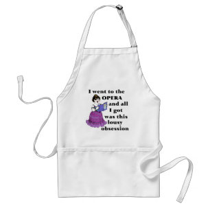 Opera Obsession Standard Apron