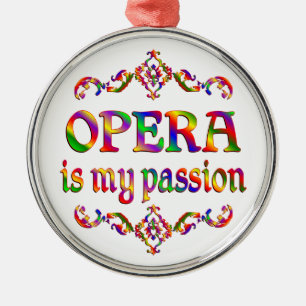 Opera Passion Metal Ornament