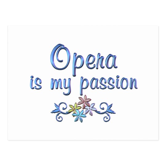 Opera Passion Postcard