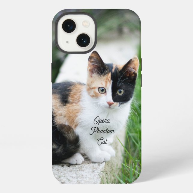 Opera Phantom Cat iPhone Case (Back)