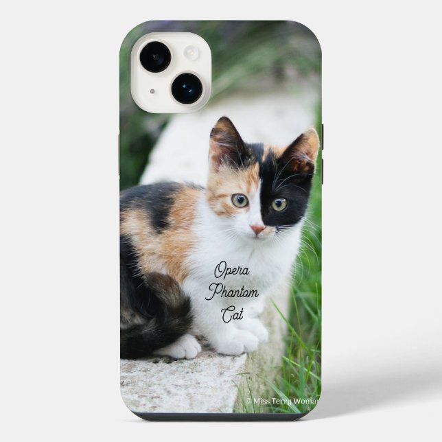 Opera Phantom Cat iPhone Case (Back)