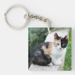 Opera Phantom Cat Keychain