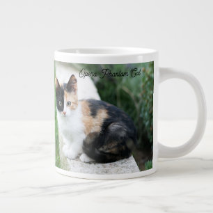 Opera Phantom Cat Large Coffee Mug