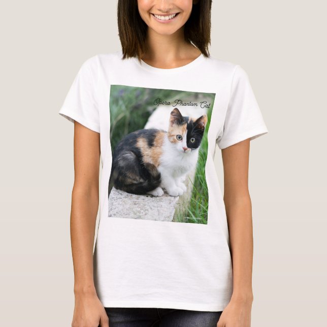 Opera Phantom Cat T-Shirt (Front)