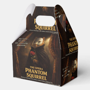Opera Phantom Squirrel Parody Favor Box