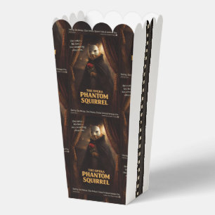 Opera Phantom Squirrel Parody Favor Box