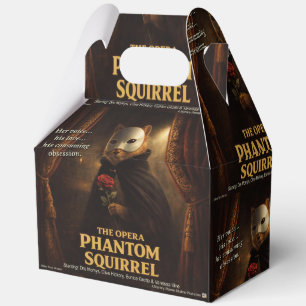 Opera Phantom Squirrel Parody Favor Box