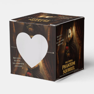 Opera Phantom Squirrel Parody Favor Box