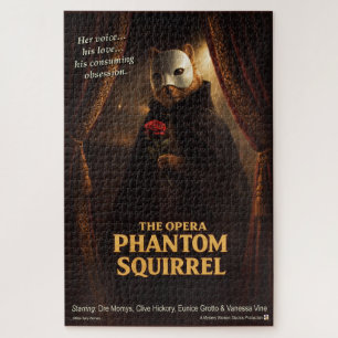 Opera Phantom Squirrel Parody Jigsaw Puzzle
