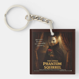 Opera Phantom Squirrel Parody Keychain