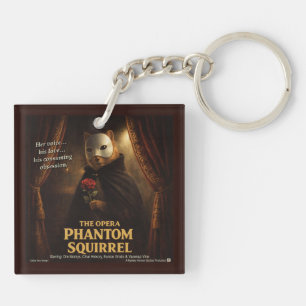 Opera Phantom Squirrel Parody Keychain