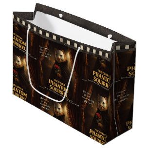 Opera Phantom Squirrel Parody Large Gift Bag