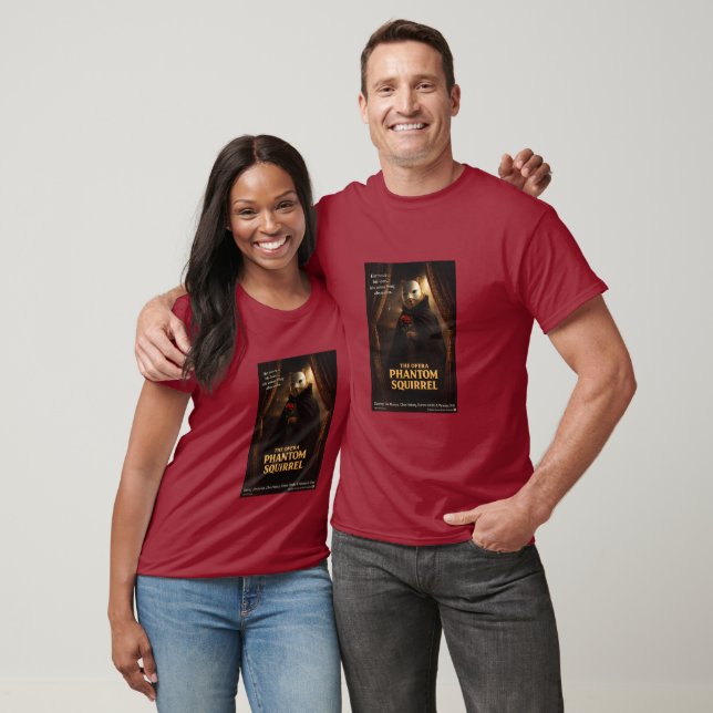 Opera Phantom Squirrel Parody T-Shirt (Unisex)