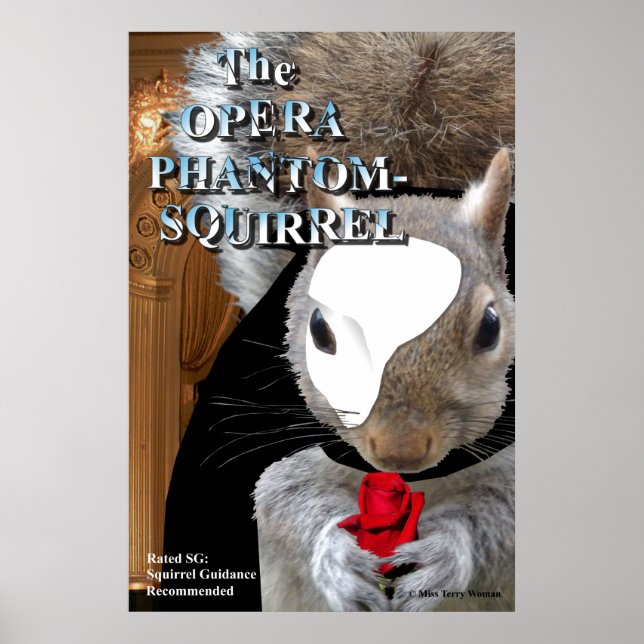 Opera Phantom Squirrel Poster (Front)