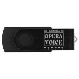 Opera Voice Opera Singer USB Flash Drive