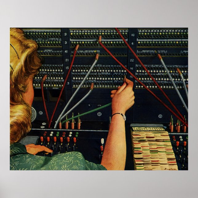 Opérateur de tableau de bord téléphonique, entrepr (Devant)
