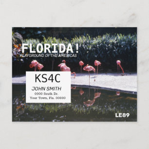 Opérateurs de cartes QSL Radio Ham Amateur Floride