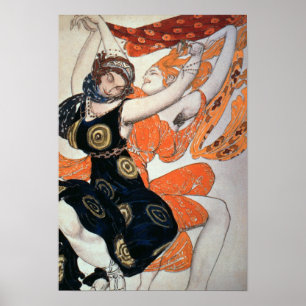 Operatic costume designs, 1911 poster