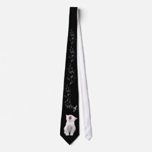 Operatic kitty tie