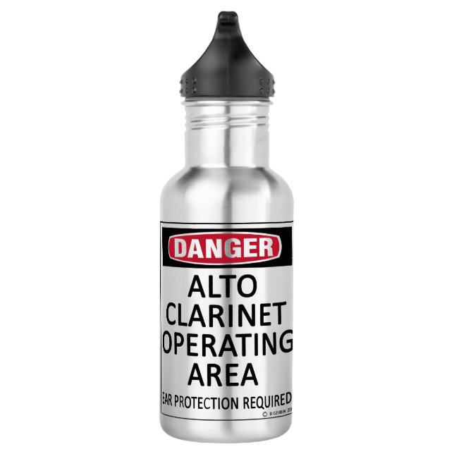 Operating Area Alto Clarinet 532 Ml Water Bottle (Right)