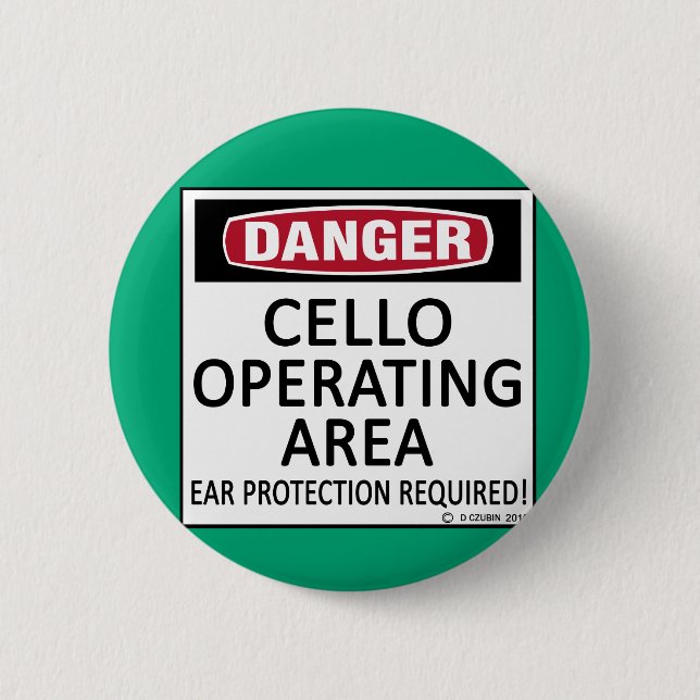 Operating Area Cello 2 Inch Round Button (Front)