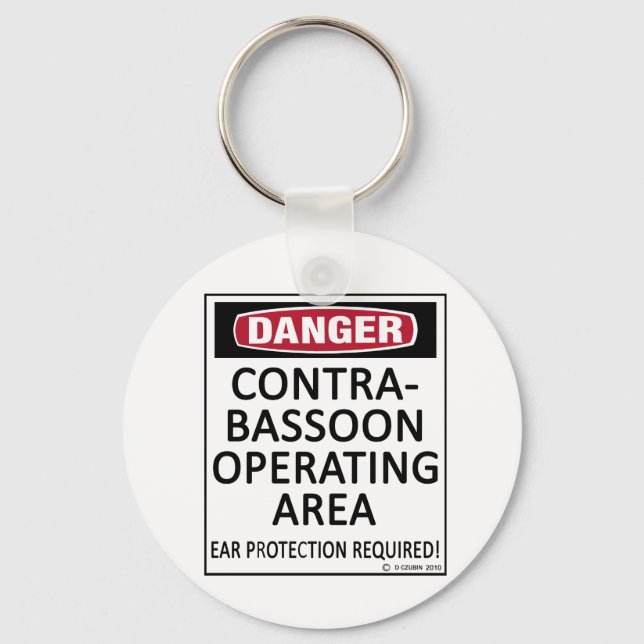 Operating Area Contrabassoon Keychain (Front)