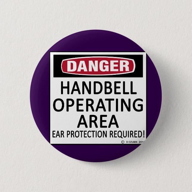 Operating Area Handbell 2 Inch Round Button (Front)